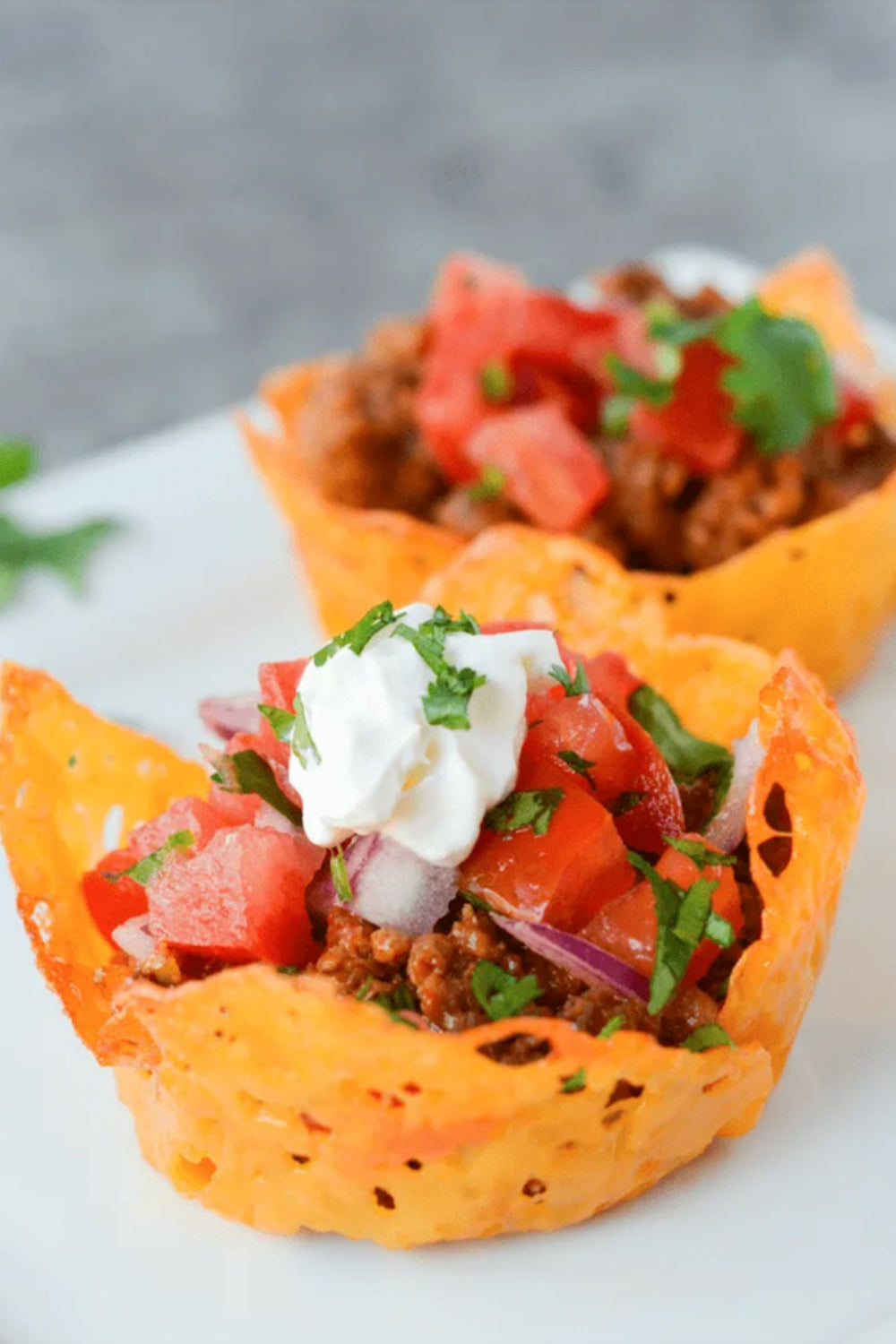 Hard Taco Shells made of cheese