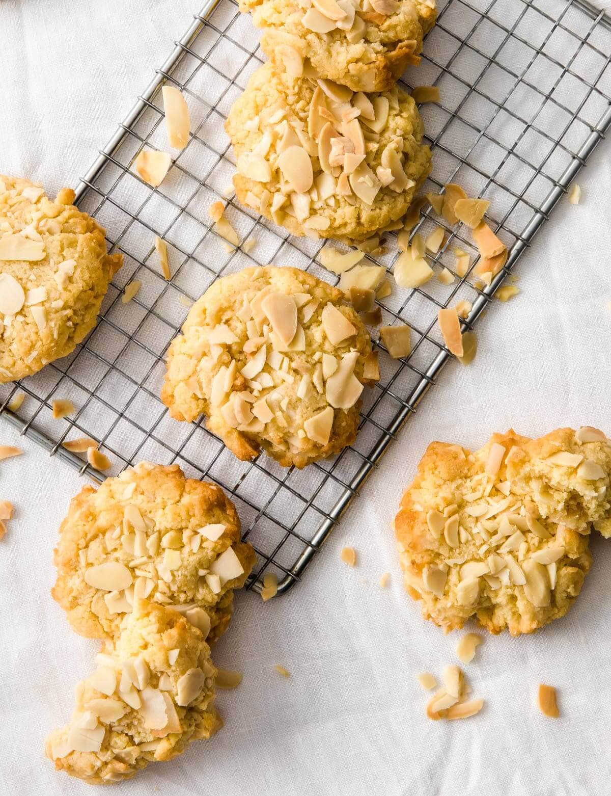 Oatmeal Cookies on a baking sheet