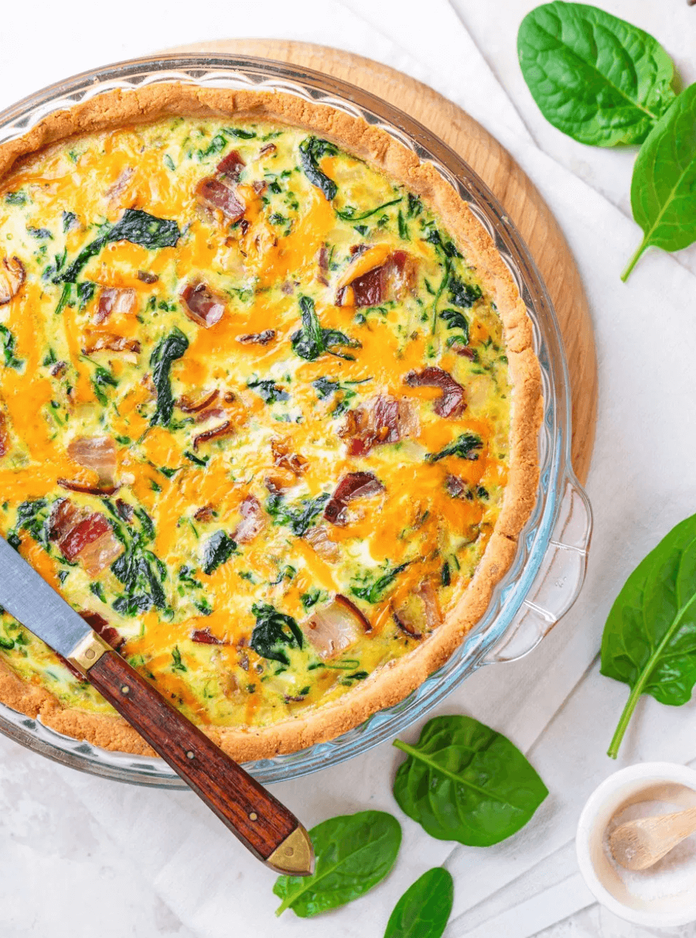 Keto Spinach Quiche