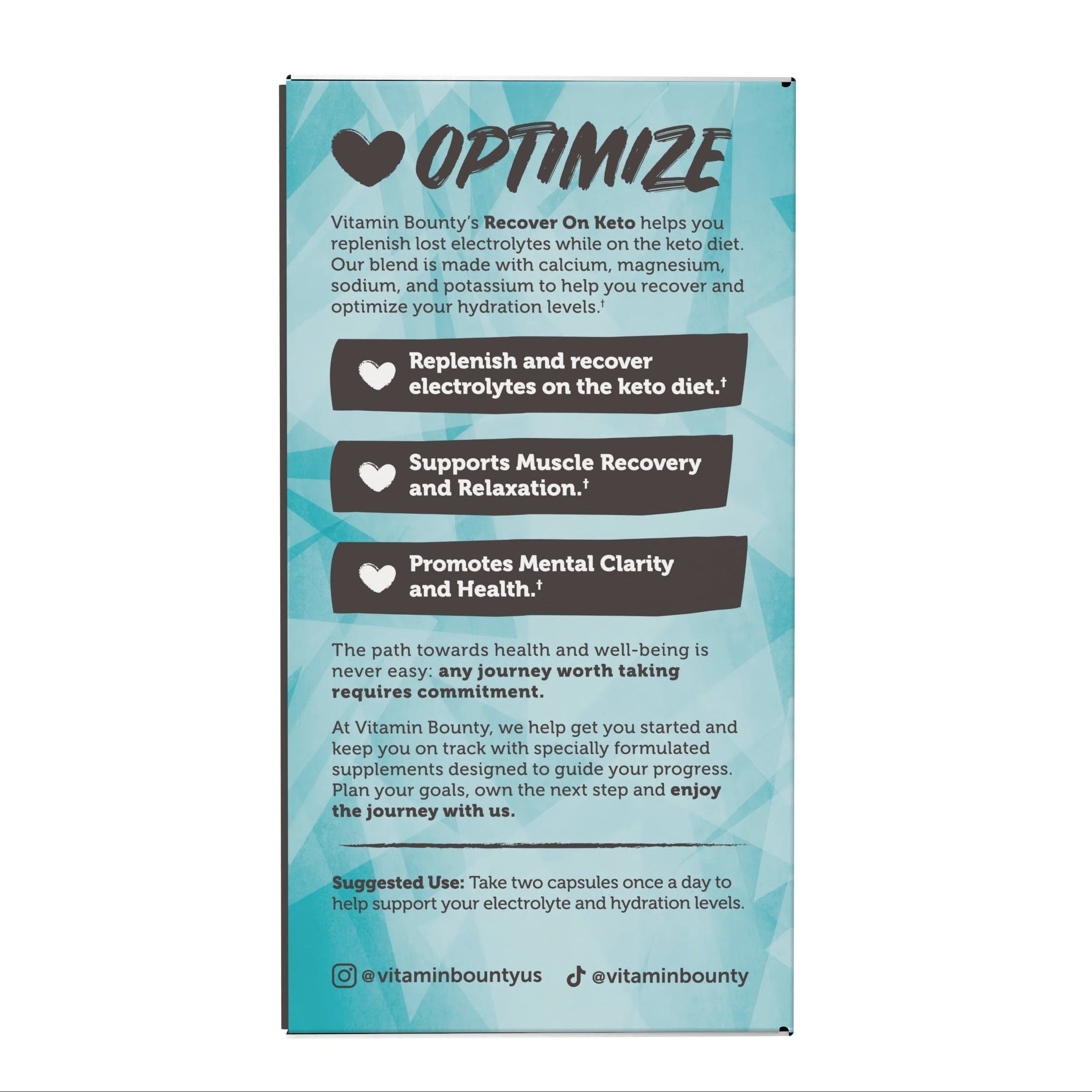 Recover On Keto - Electrolyte Capsules