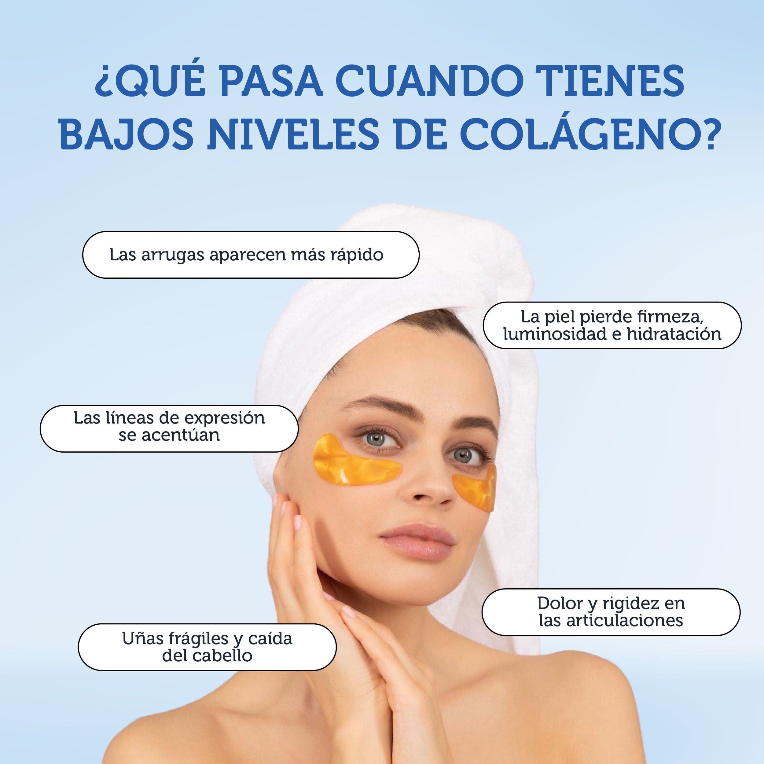 Colágeno Hidrolizado 5 en 1 con Ácido Hialurónico, Vitamina C y Probióticos