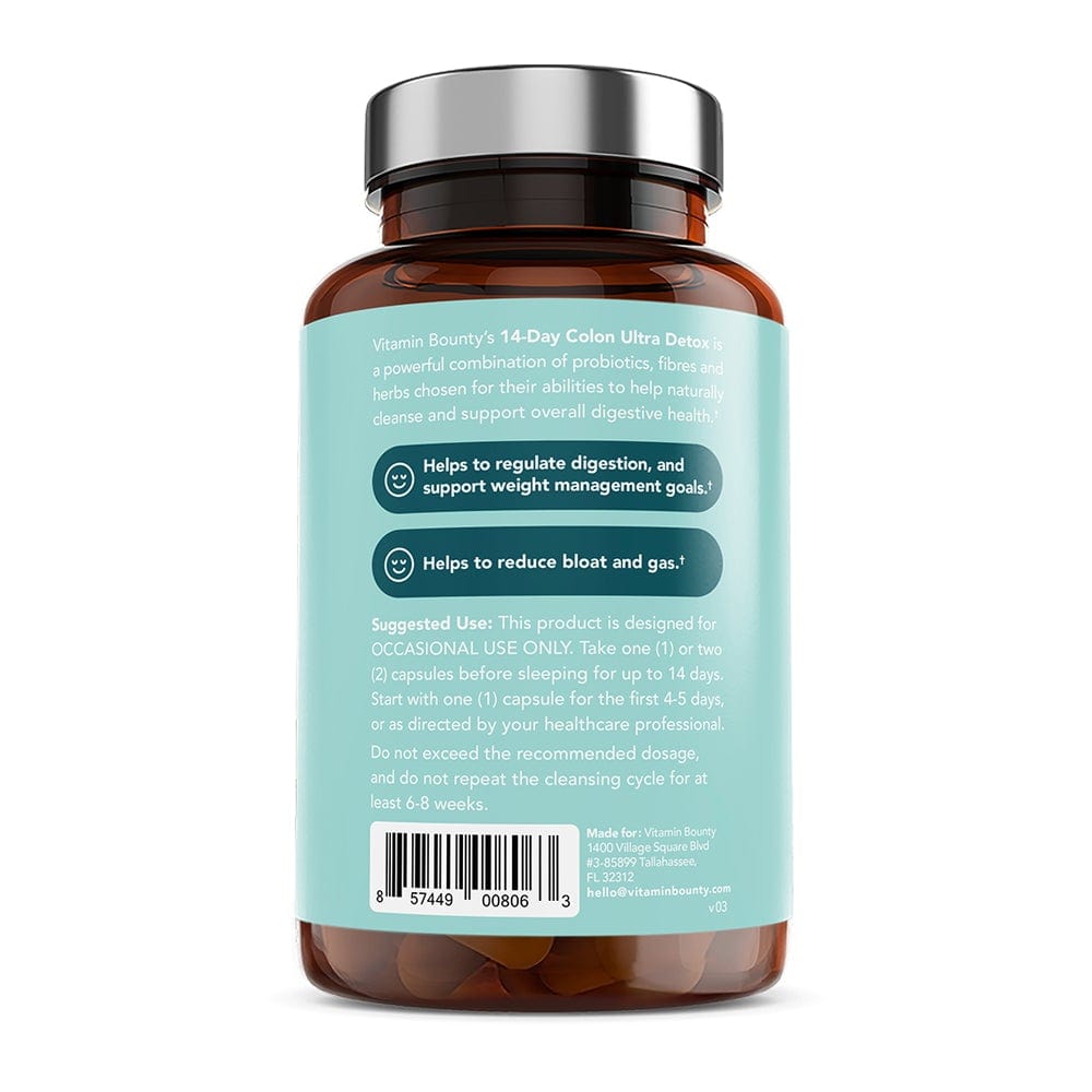 Limpieza ultra desintoxicante del colon de 14 días