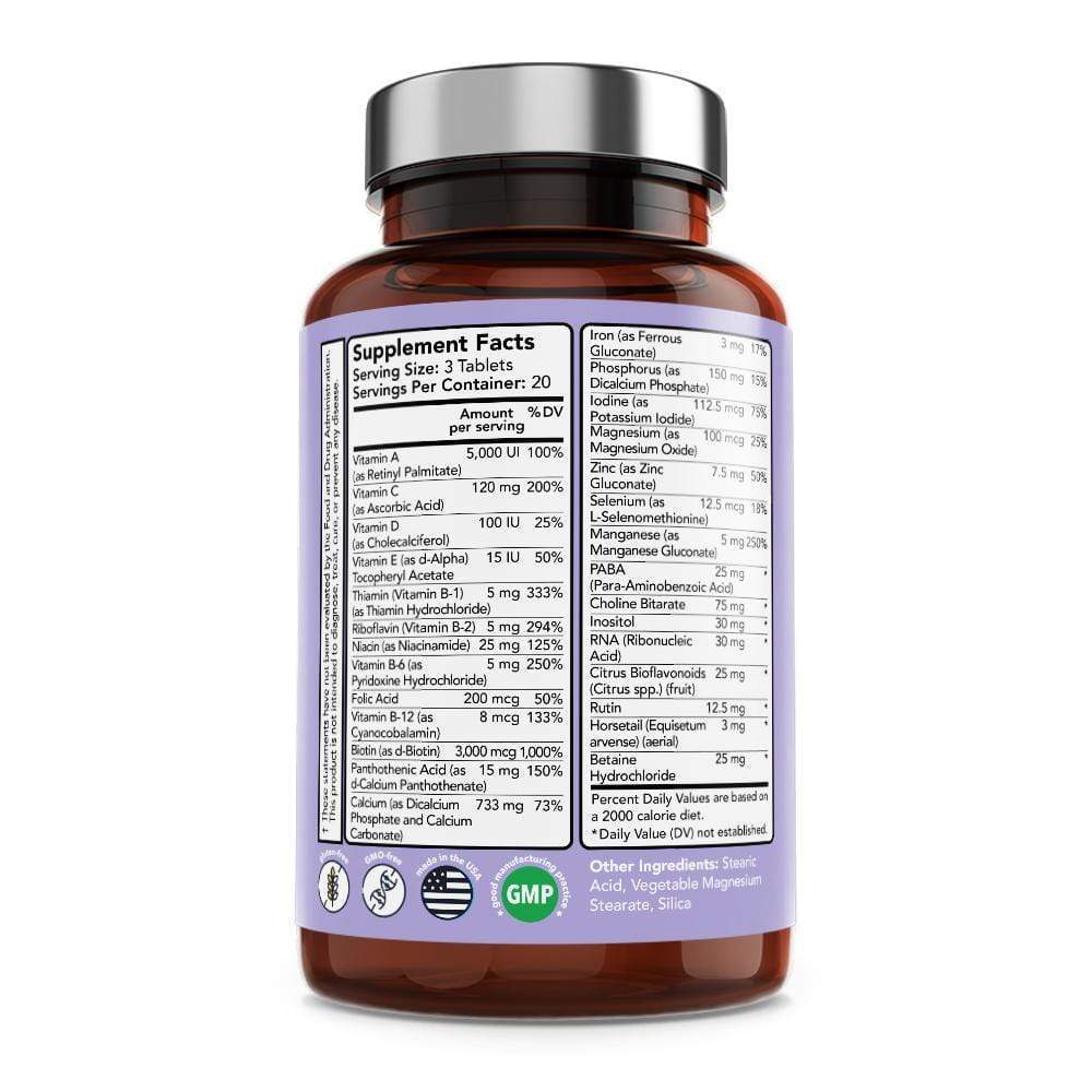 Haz crecer tu cabello - Vitaminas para cabello, piel y uñas