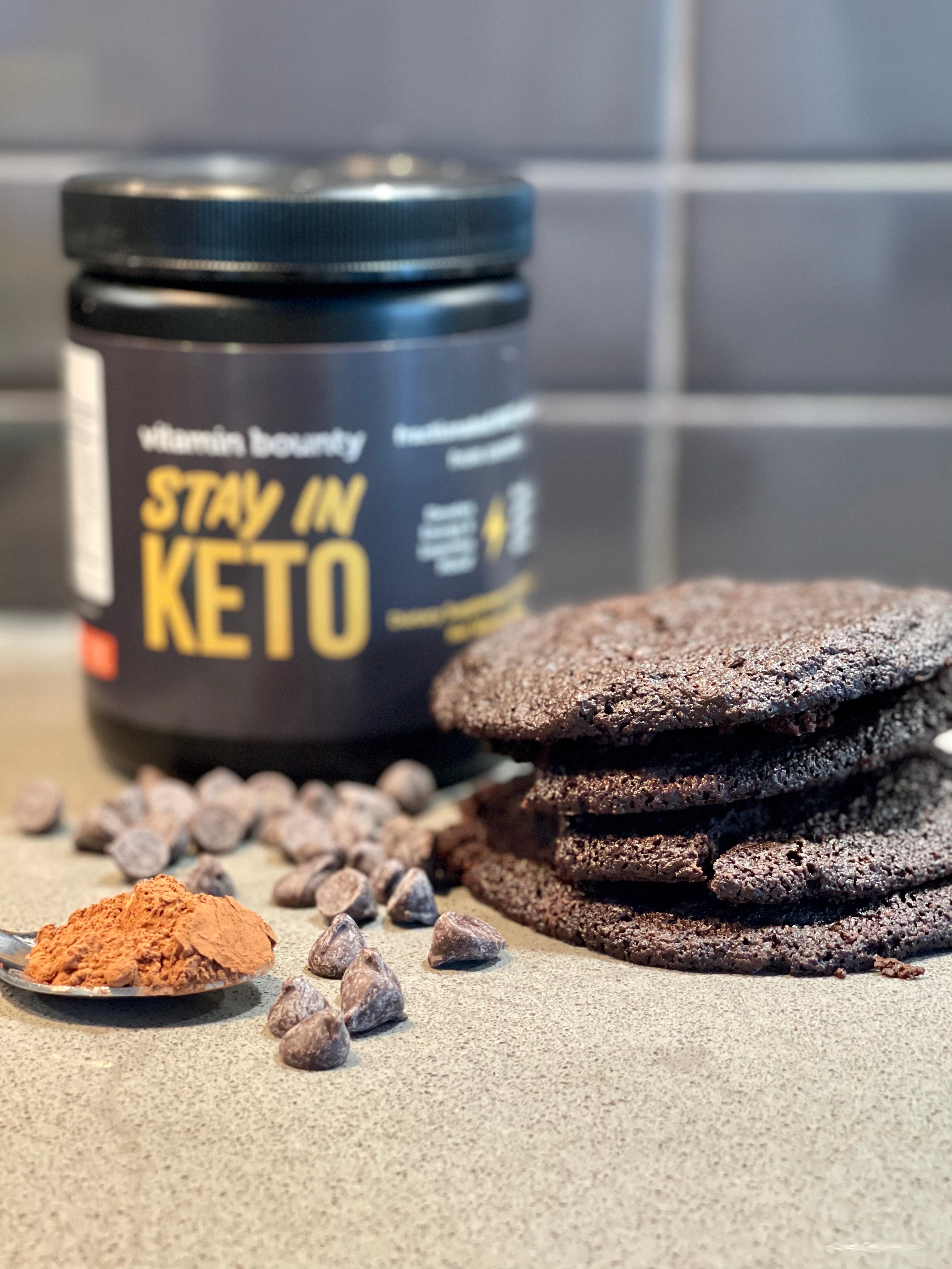 Chocolate Chip Cookies with Stay in Keto MCT Powder