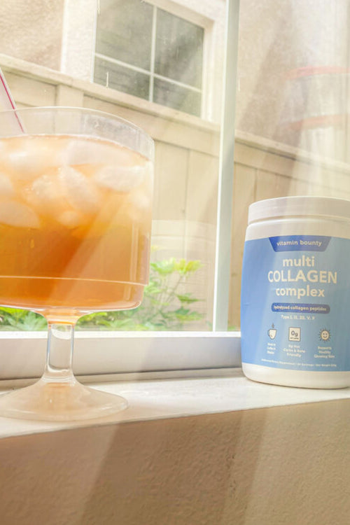 Multi Collagen Complex Keto Peach Creamsicle Iced Tea