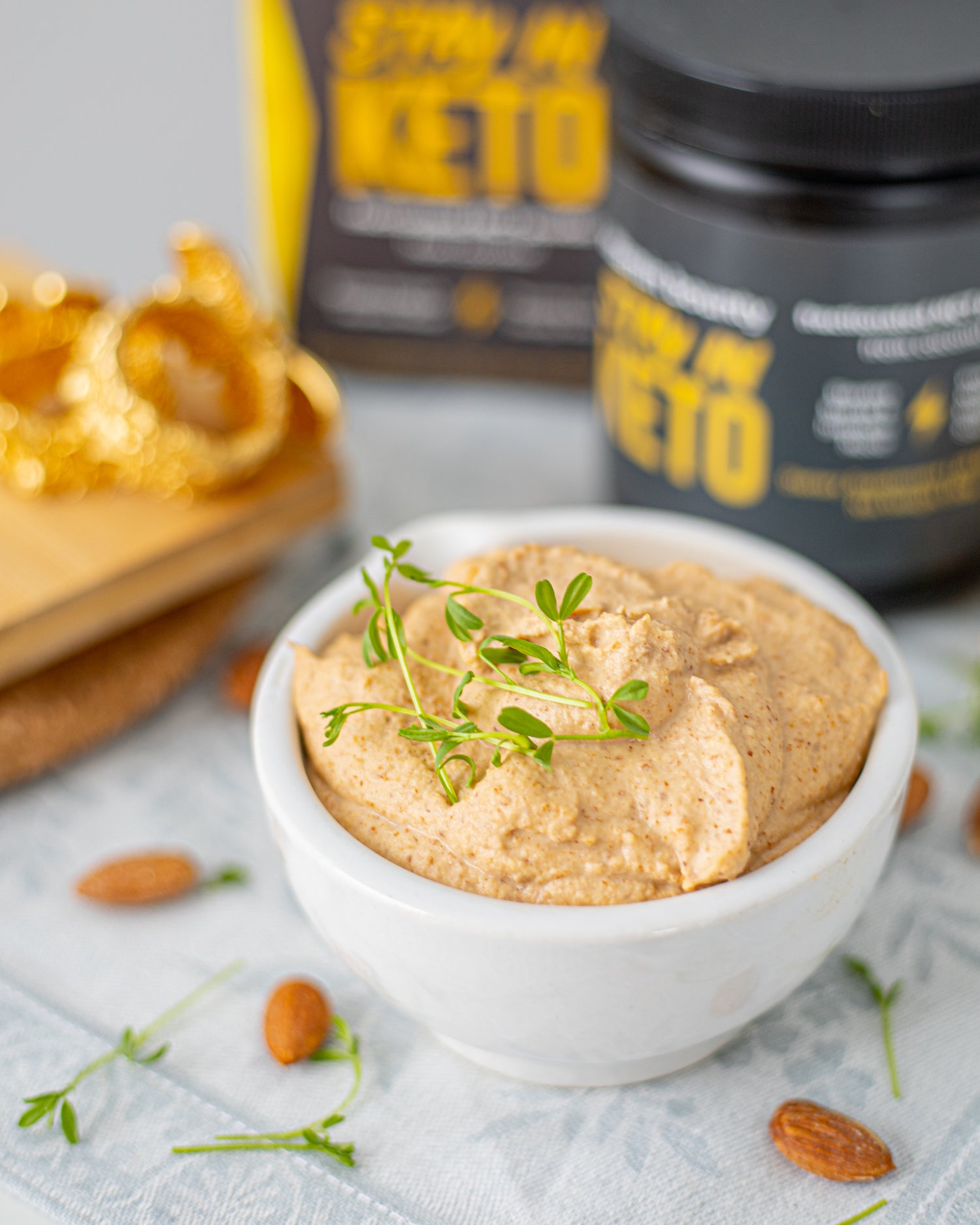 Spicy Thai Almond Spread made with Stay In Keto from Vitamin Bounty