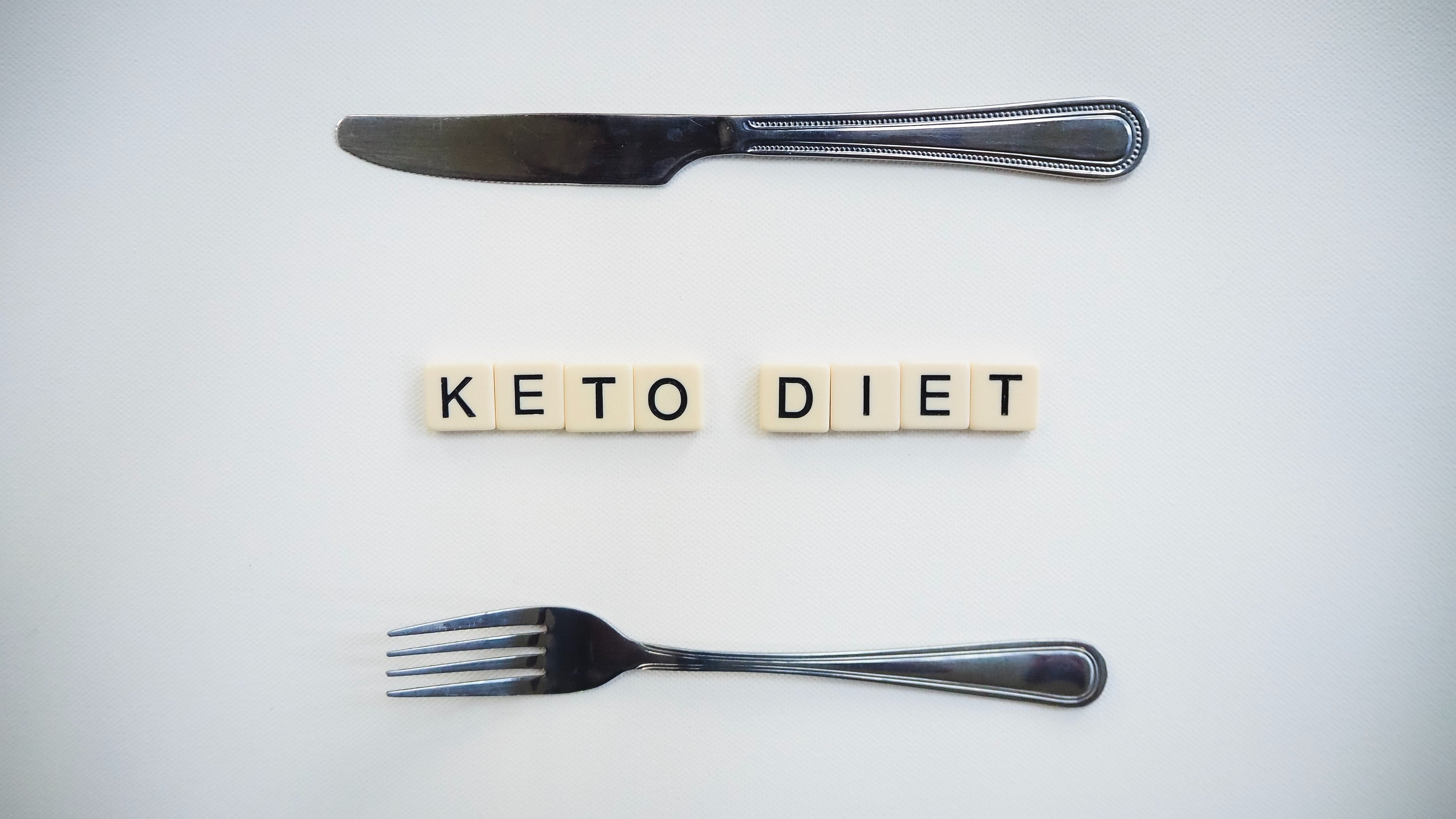 "keto diet" spelt out in scrabble letters 