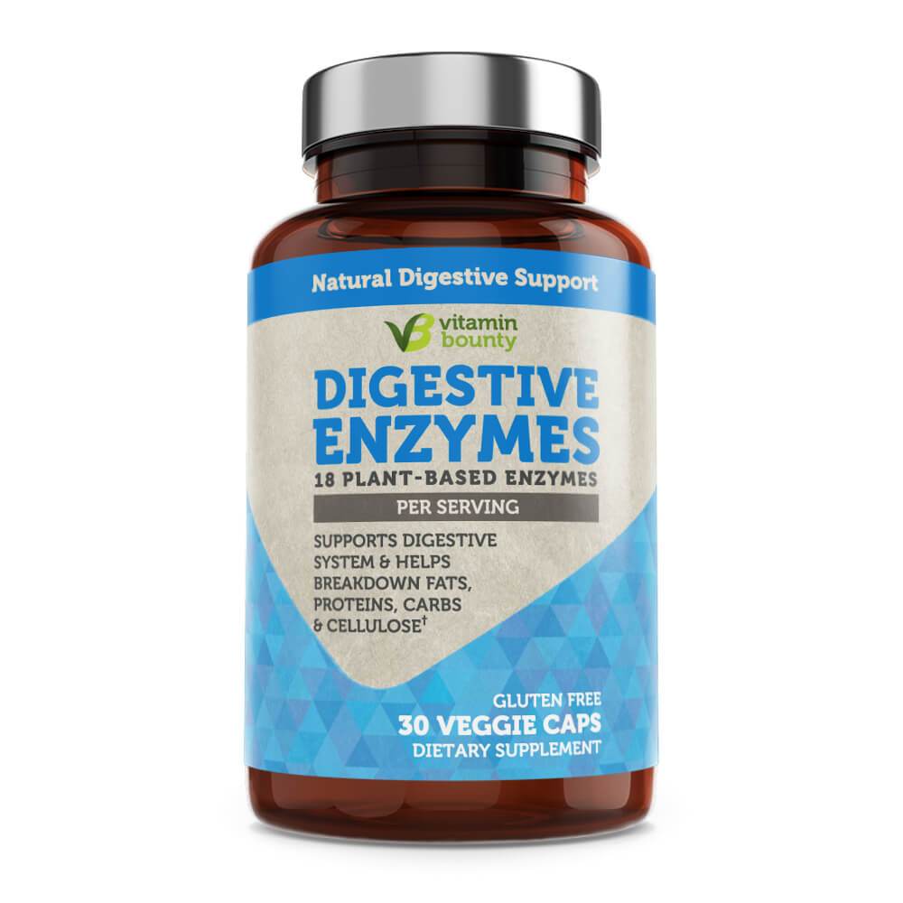 Enzimas digestivas: 18 enzimas de espectro completo