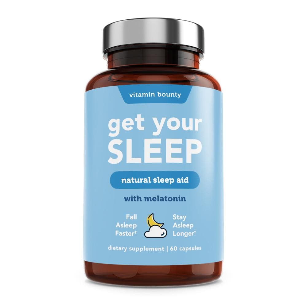 Obtenga su sueño: ayuda natural para dormir con melatonina